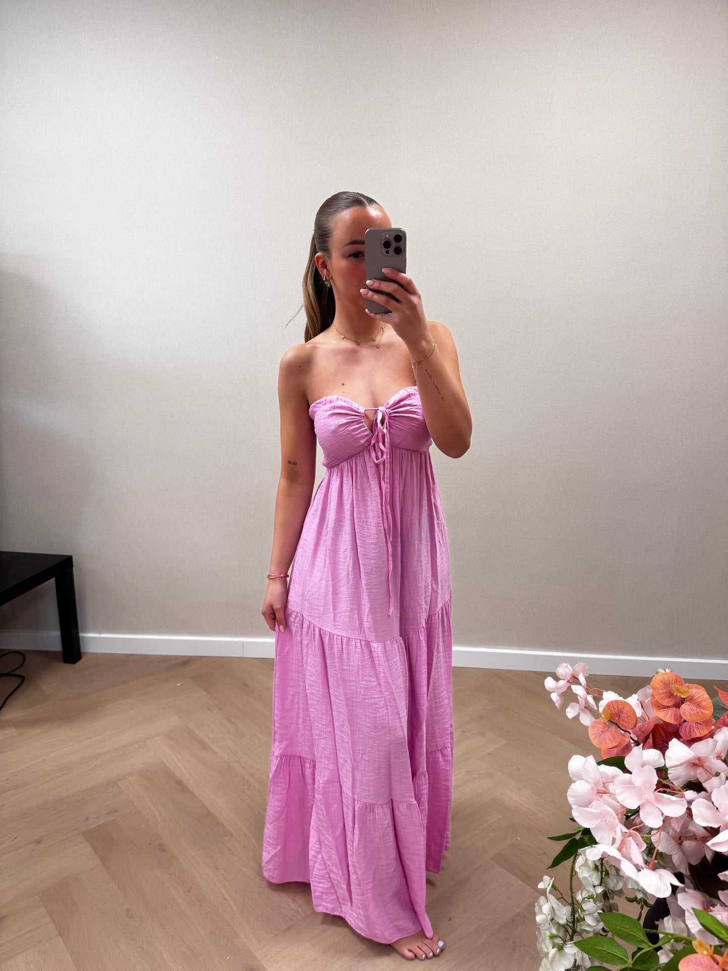 Ivy dress pink