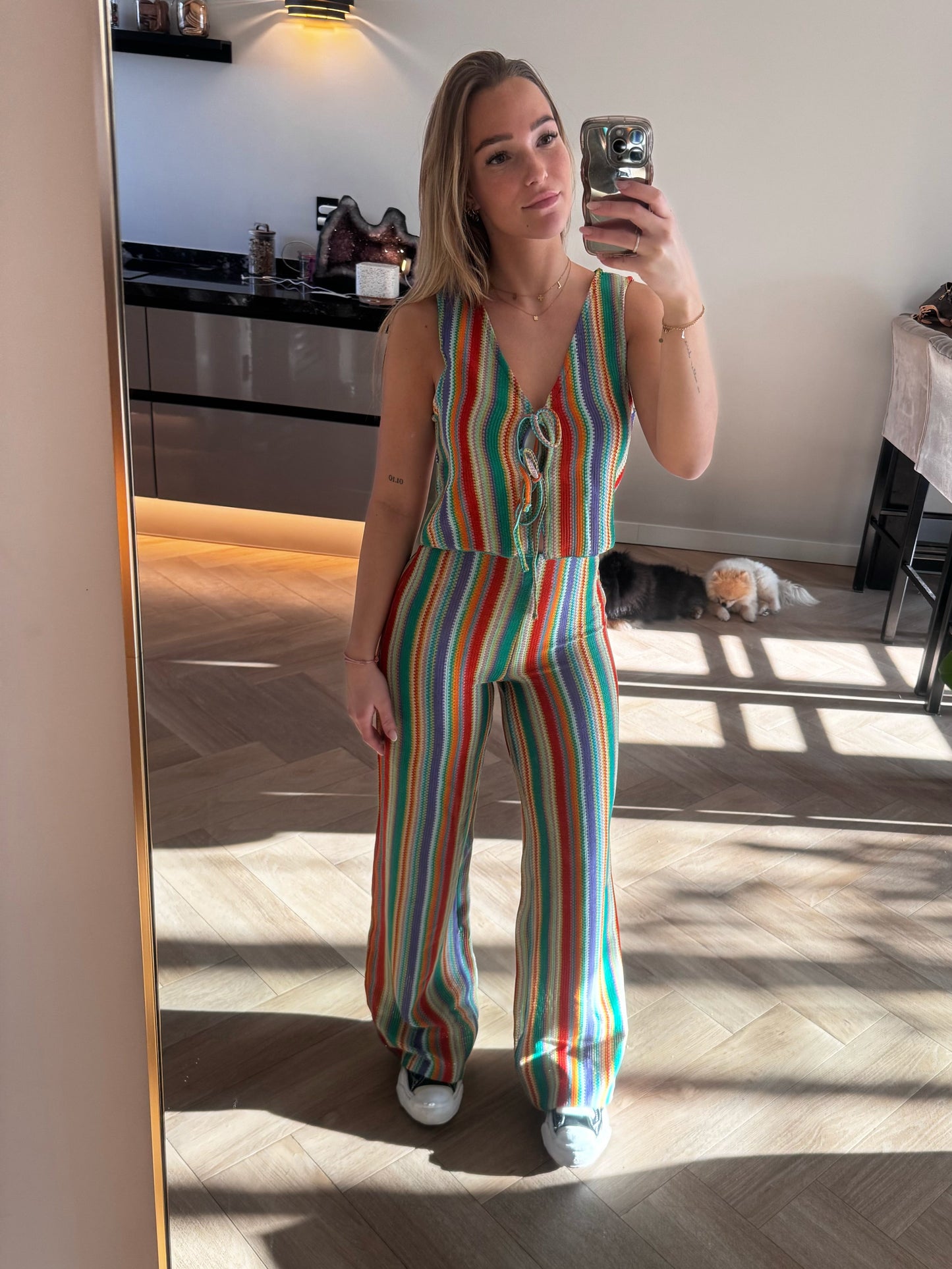 Multicolor stripe set