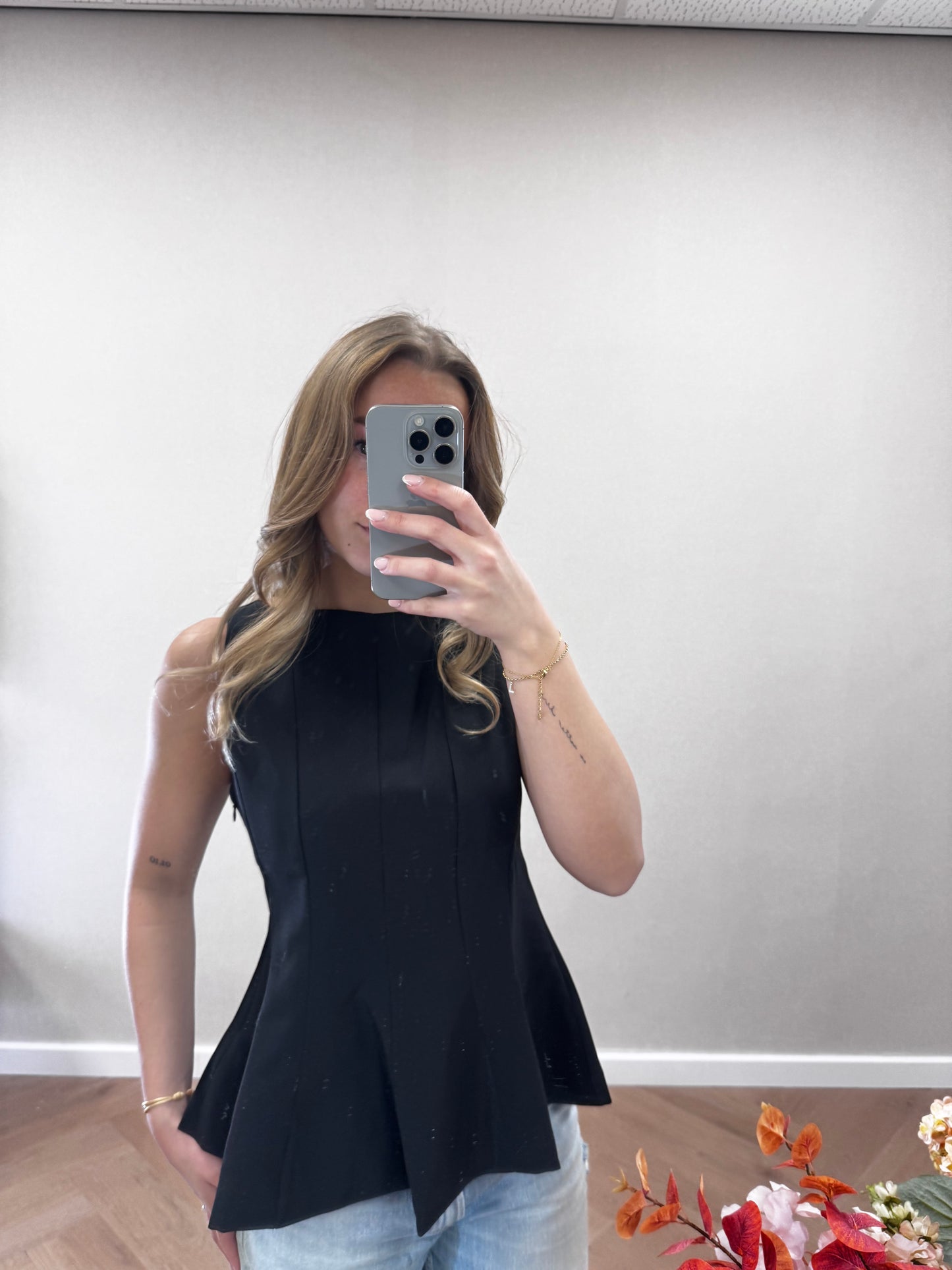 Kristel top zwart