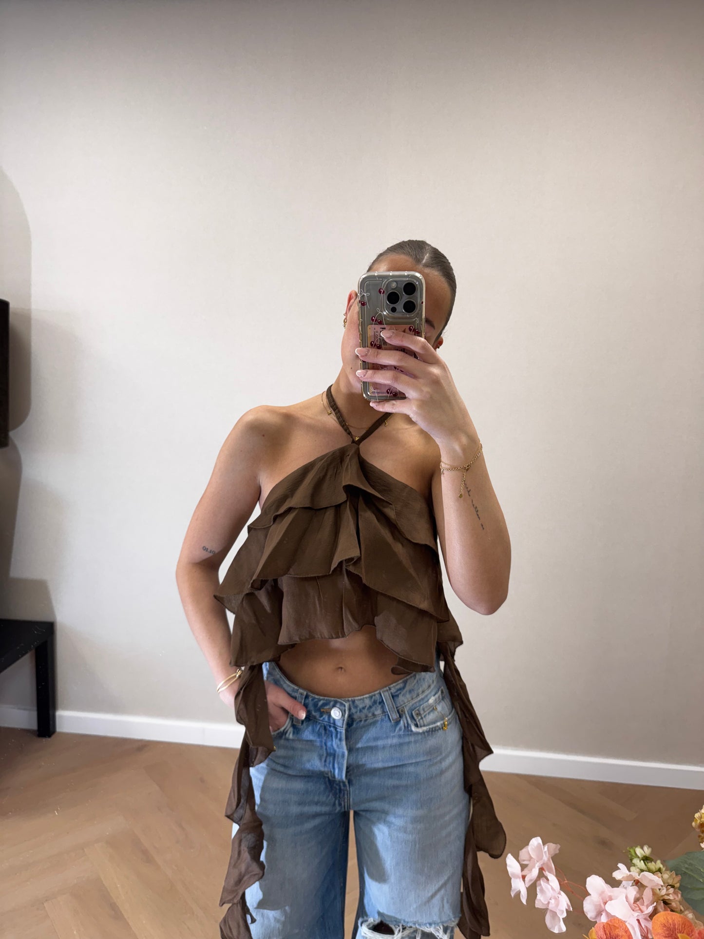 Mermaid top Brown