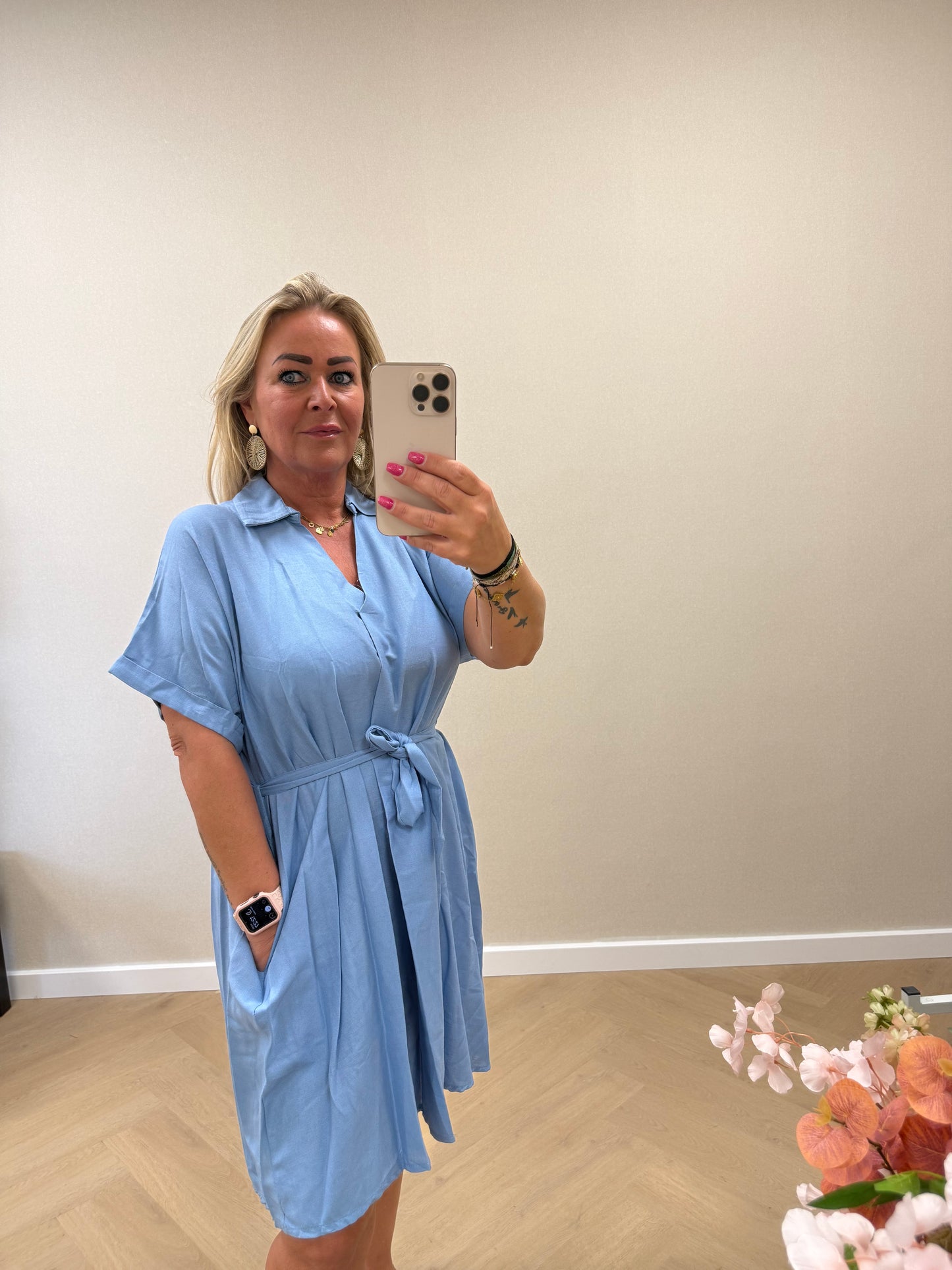 Haily dress blue