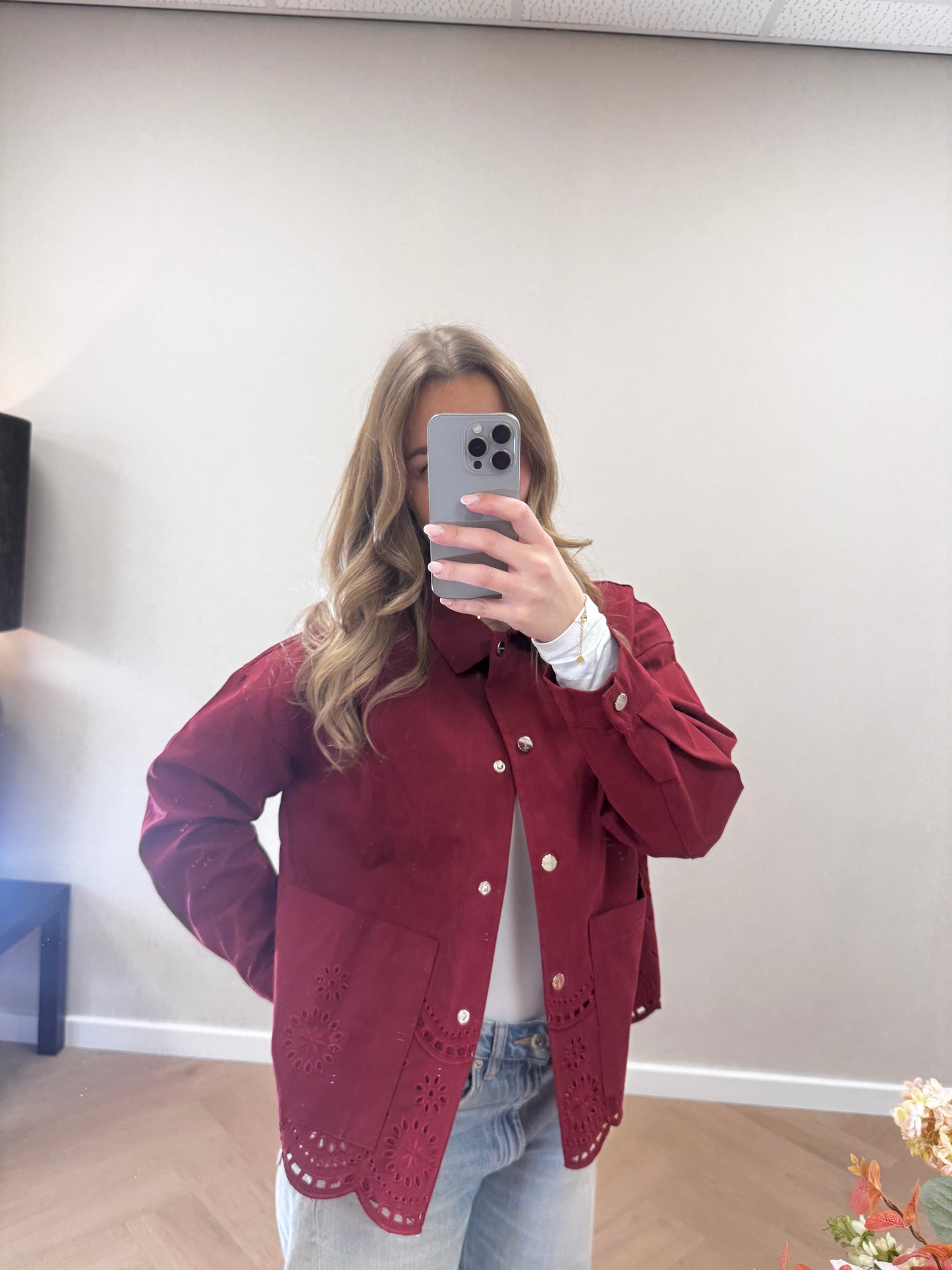 Gigi jacket Bordeaux