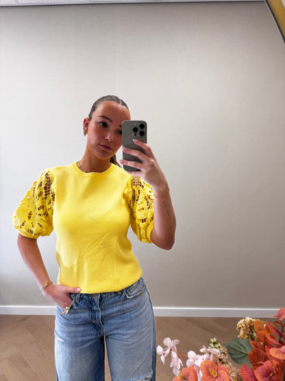 Ashley top yellow