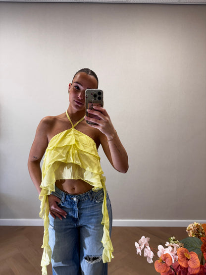 Mermaid top yellow