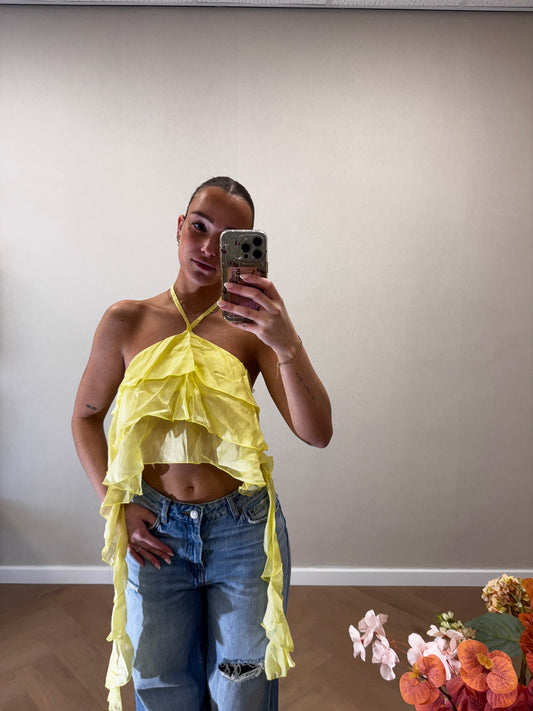 Mermaid top yellow