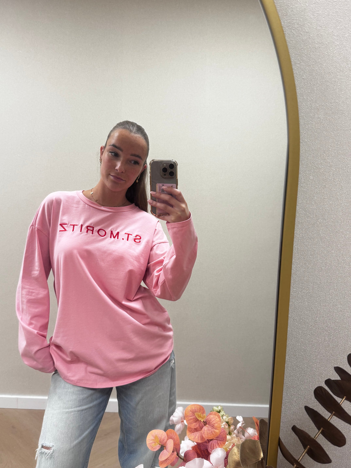 St Moritz longsleeve - pink