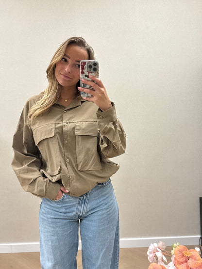 Mila utility blouse