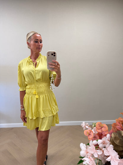 Lemon glow dress