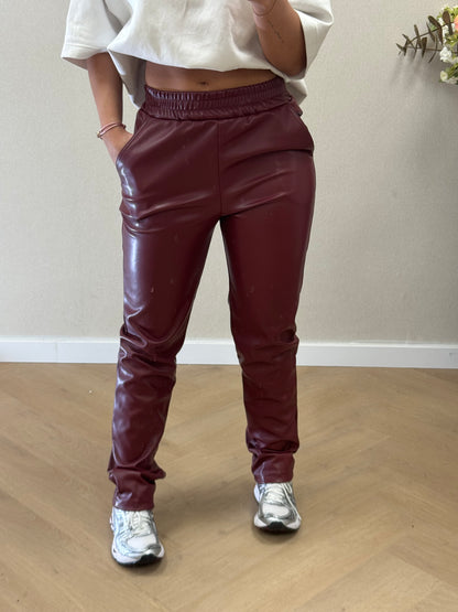 Velvet Wine Pants