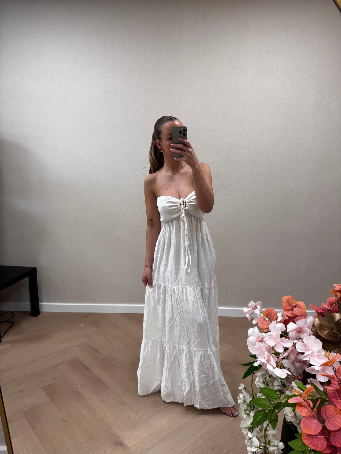 Ivy dress white