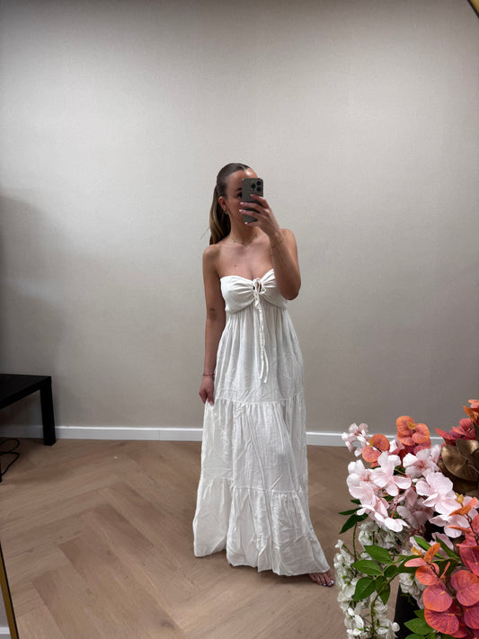 Ivy dress white