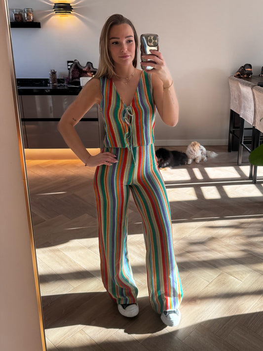 Multicolor stripe set