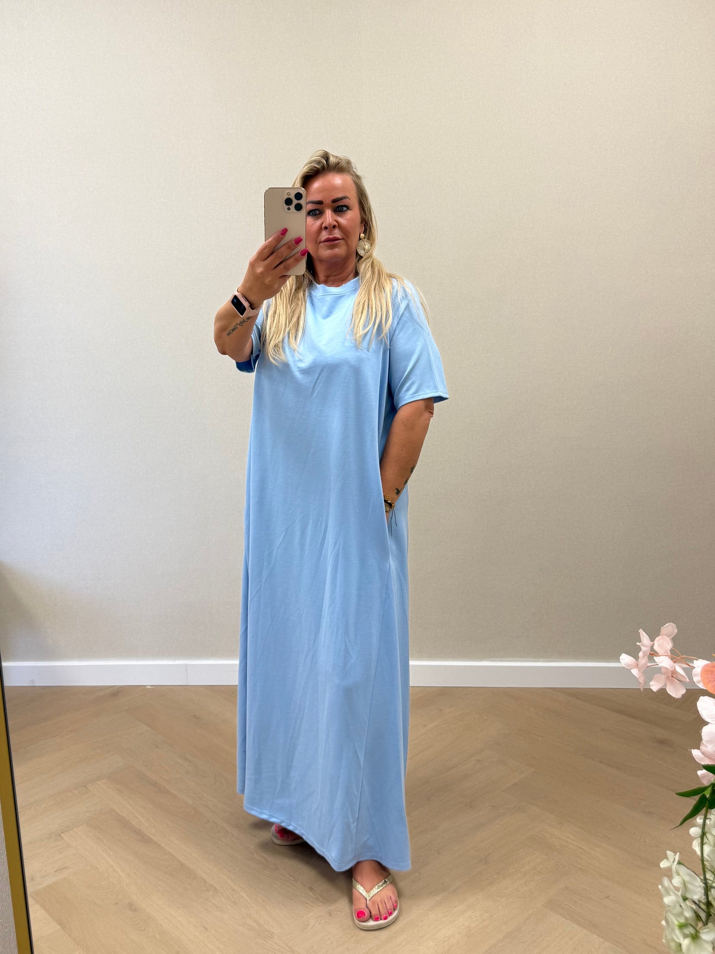 Tshirt dress blue