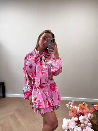 Floral dress pink