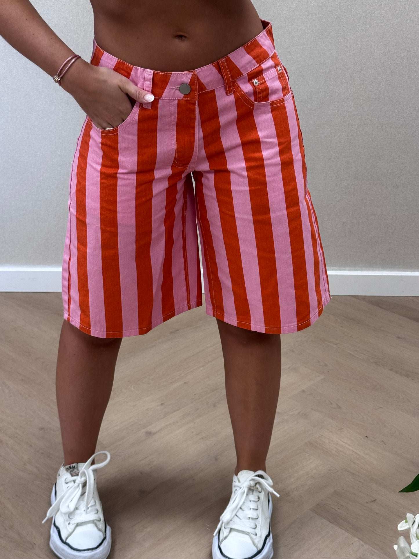 Candy stripe Bermuda