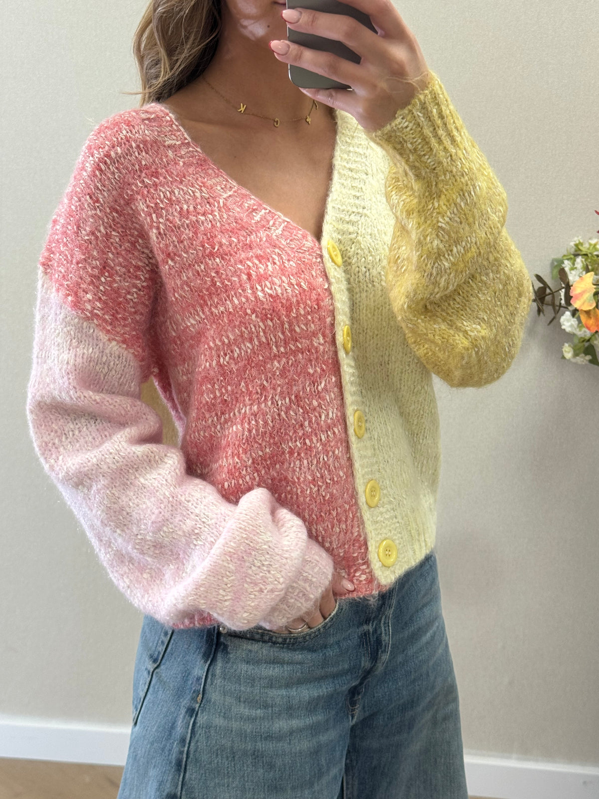Colorblock Cardigan