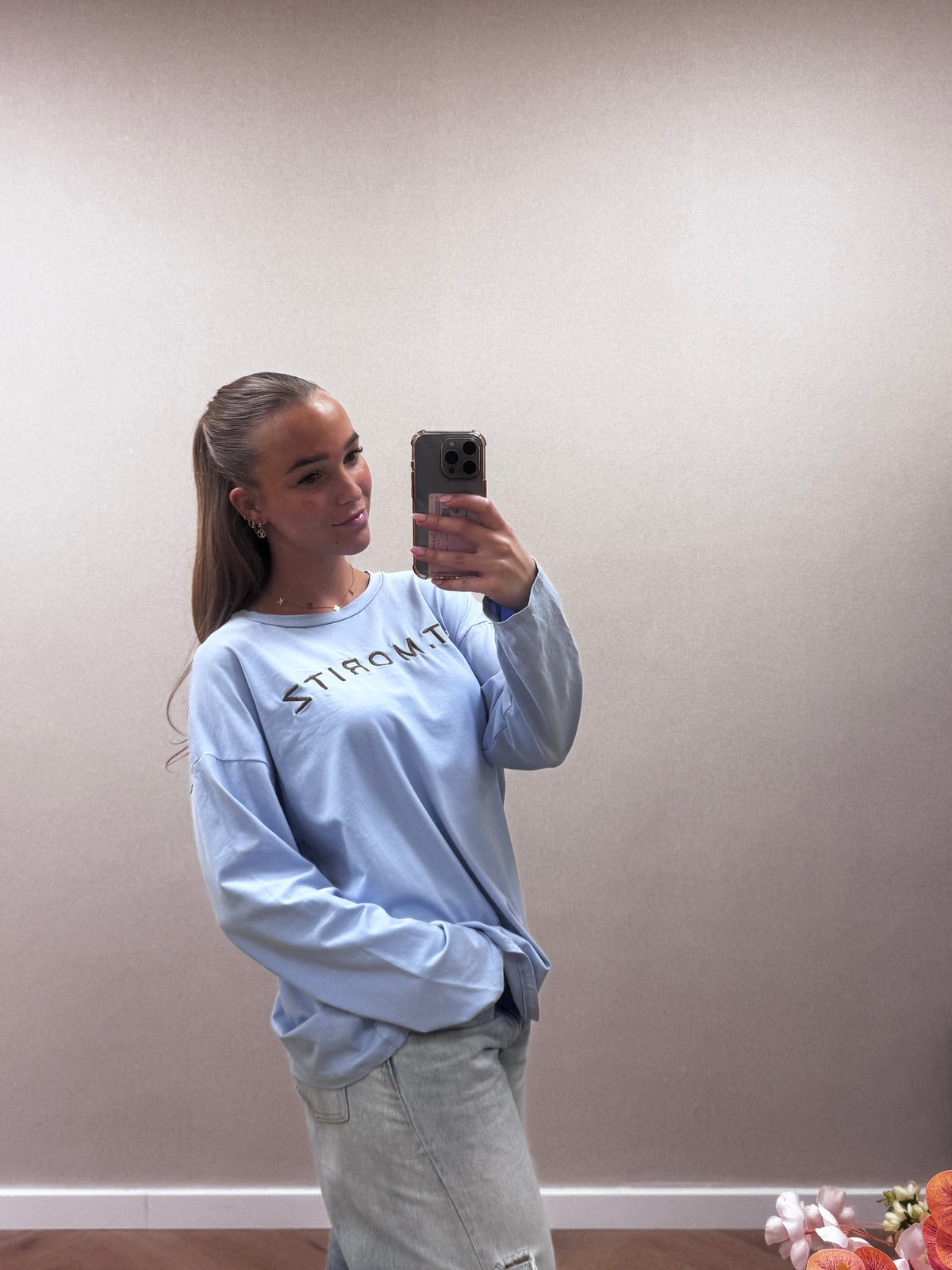 St Moritz longsleeve - blue