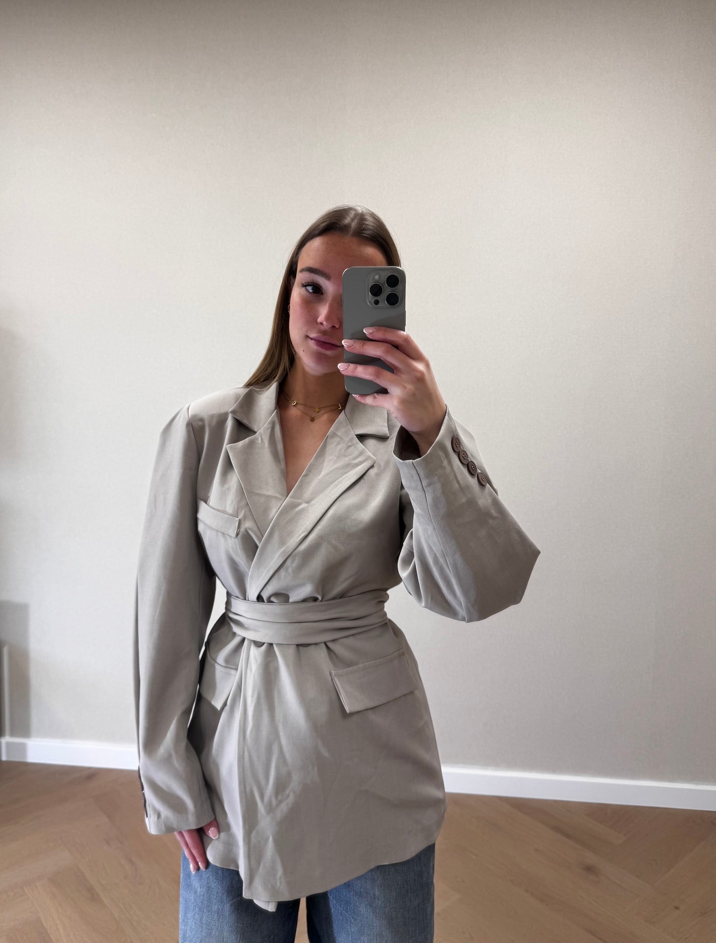 Sophia blazer taupe