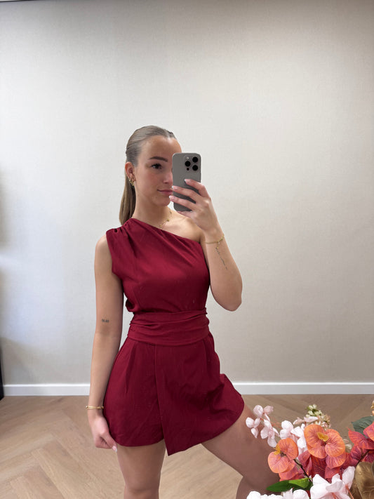 Robin playsuit Bordeaux