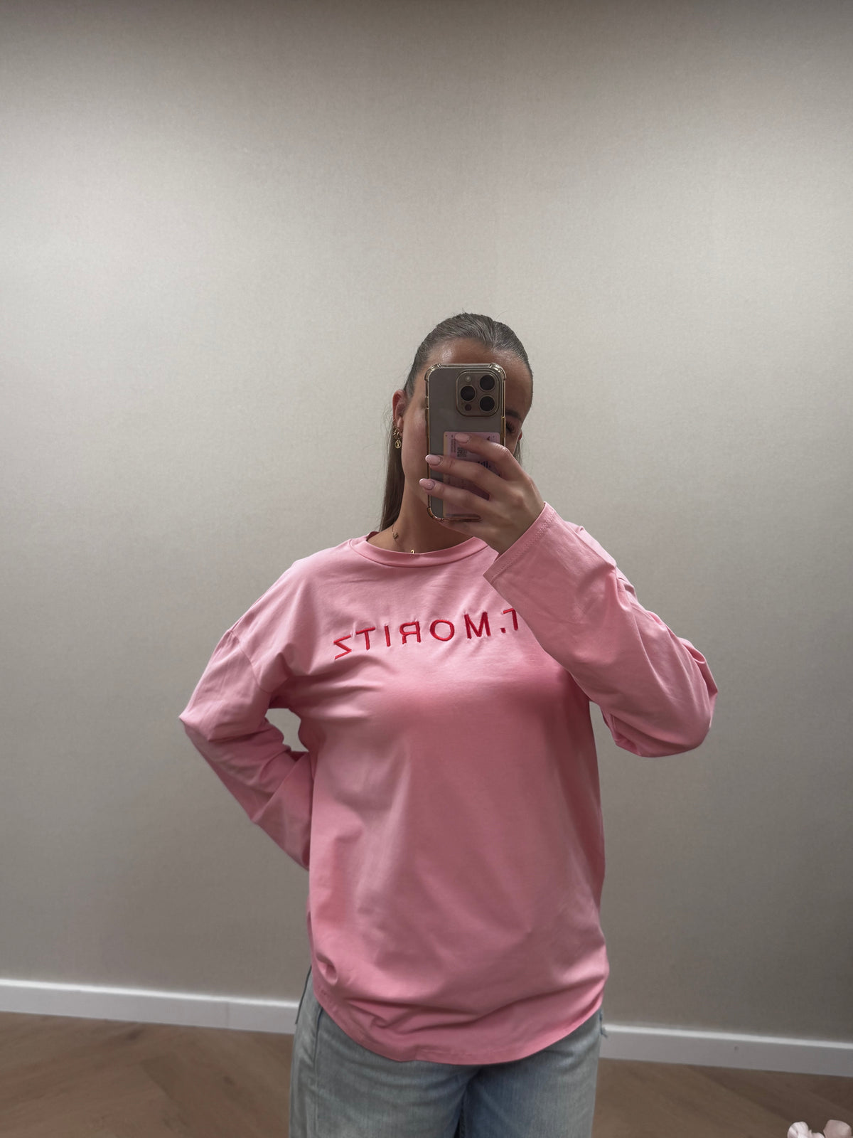 St Moritz longsleeve - pink