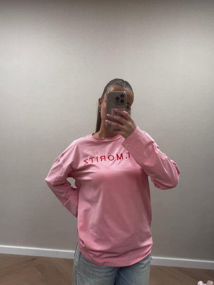 St Moritz longsleeve - pink