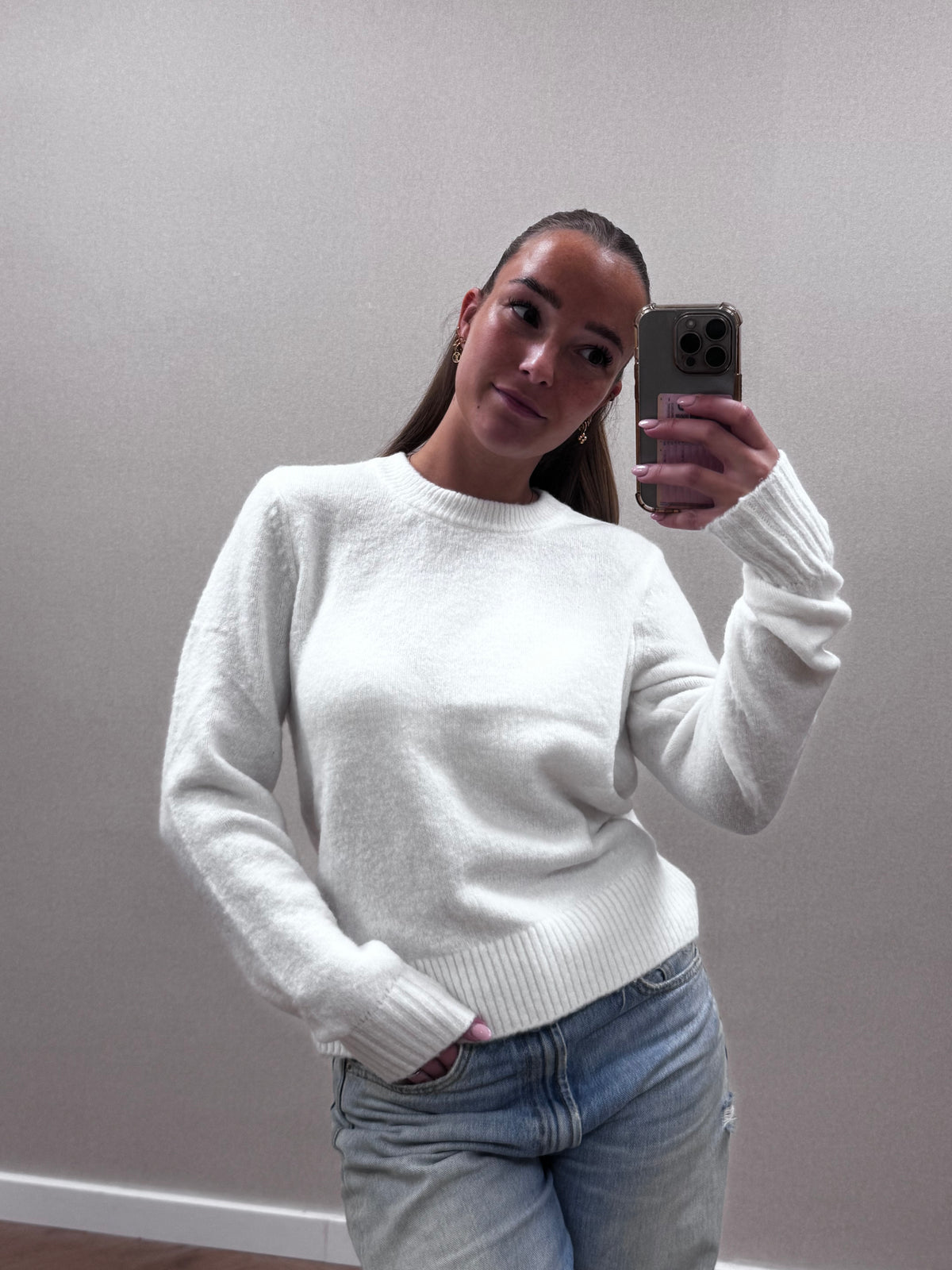 Rosie knit - white