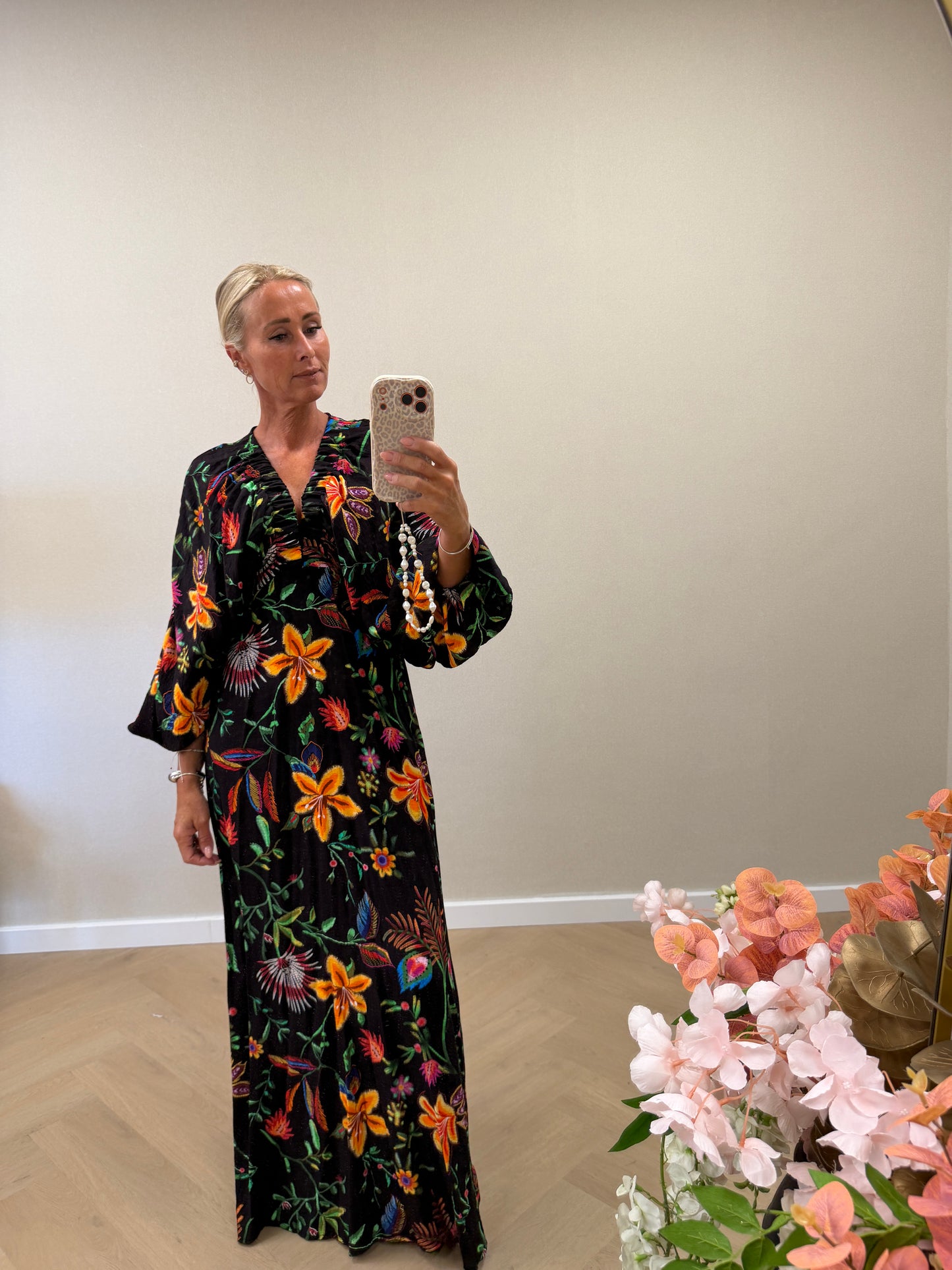 Bloom Maxi Dress - black
