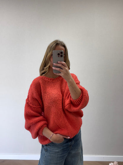 Livia knit - coral