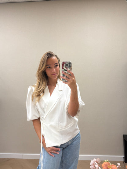 Yara blazer - white
