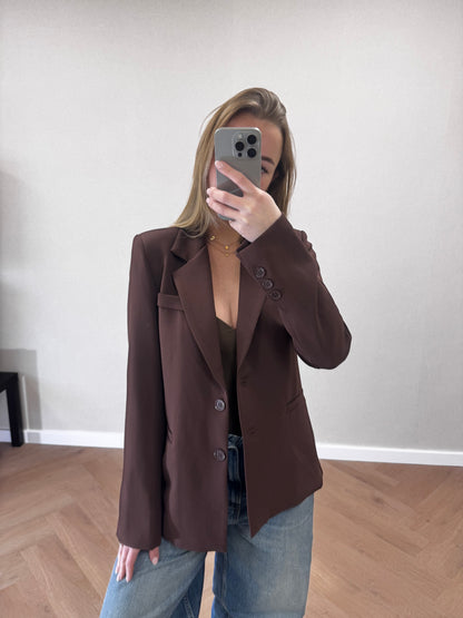 Lara blazer bruin