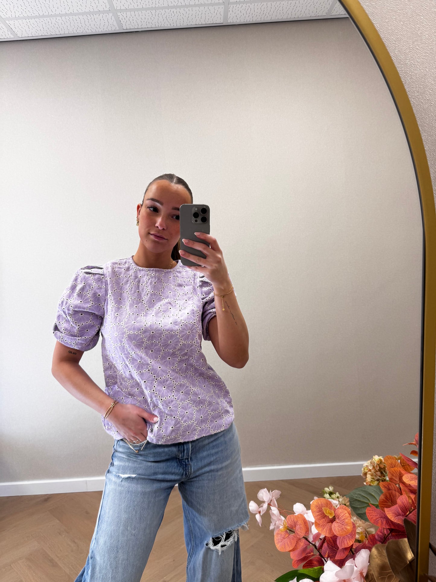 Flower top lila