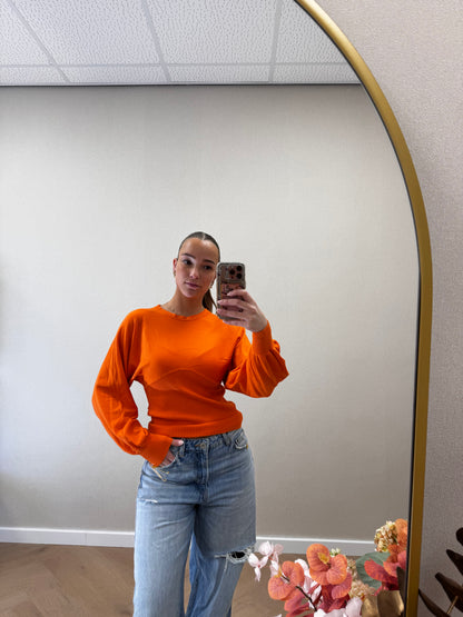 Orange sweater