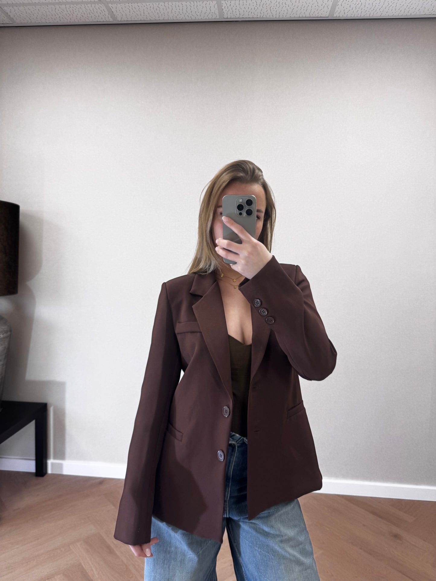 Lara blazer bruin