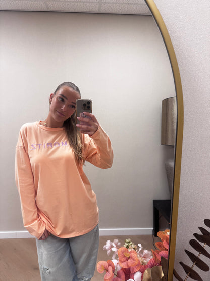St Moritz longsleeve - oranje