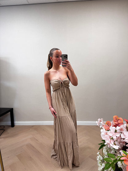Ivy dress beige
