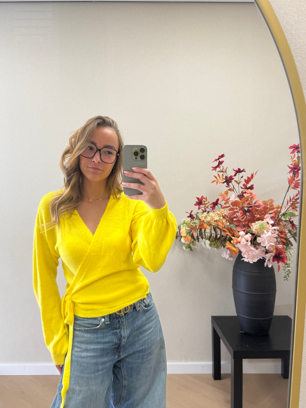 Wrap me up knit - Yellow