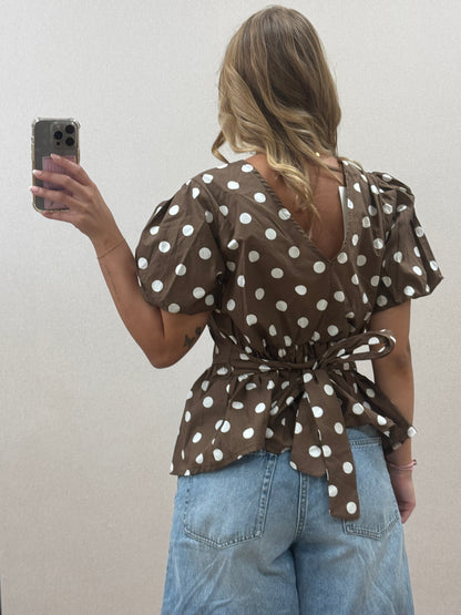 Blouse claire stip