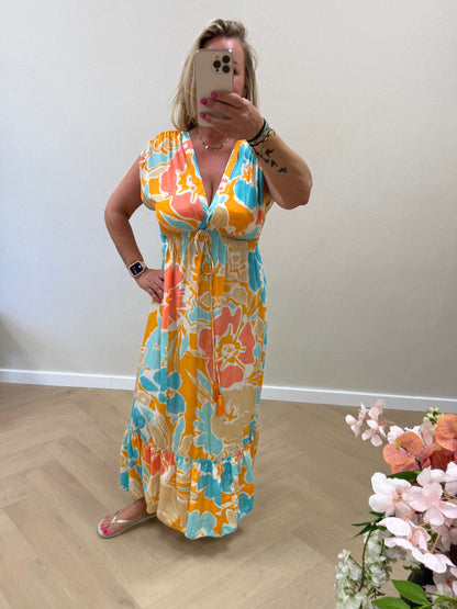 Bohemian dress orange