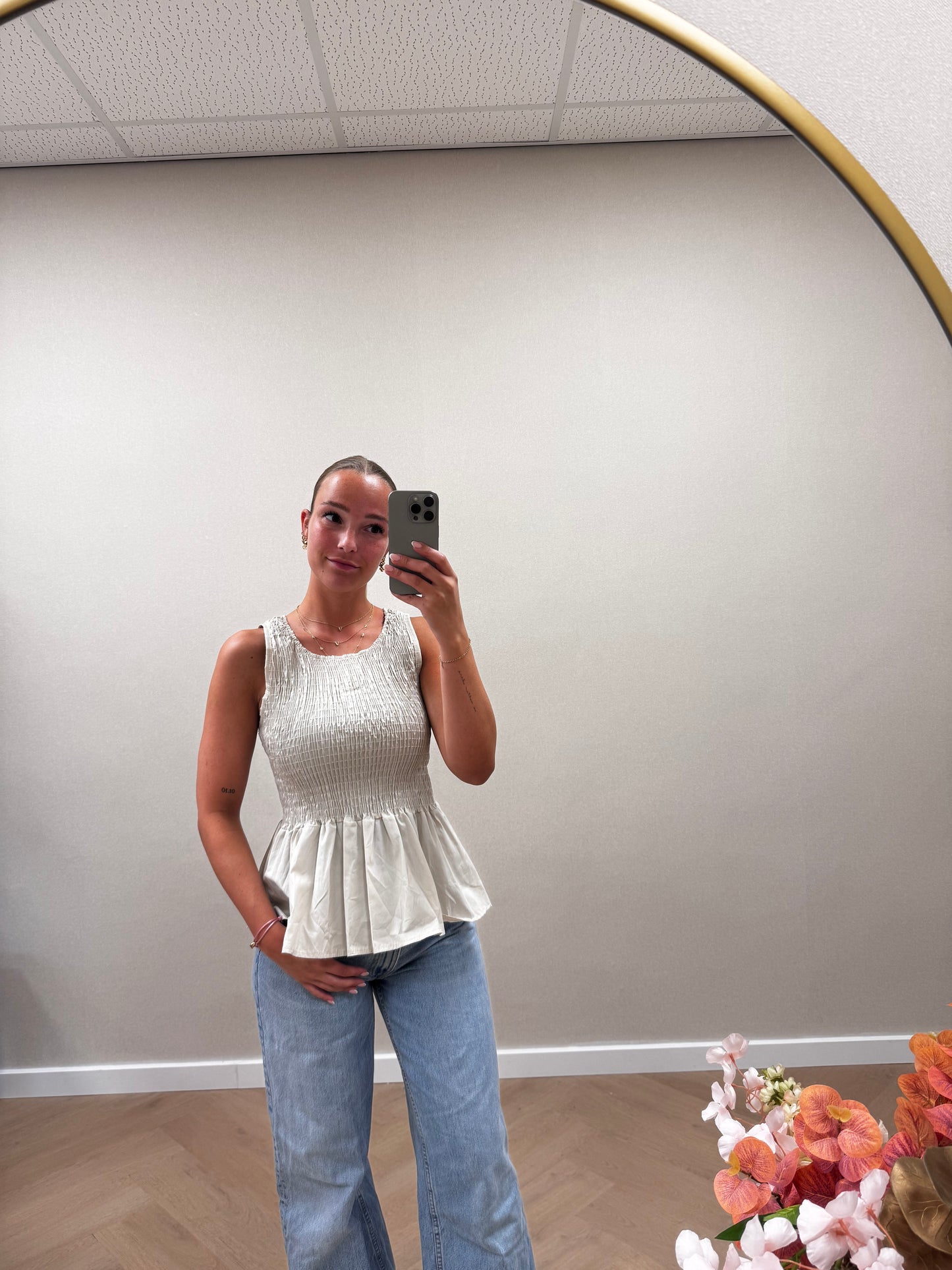 Tan top