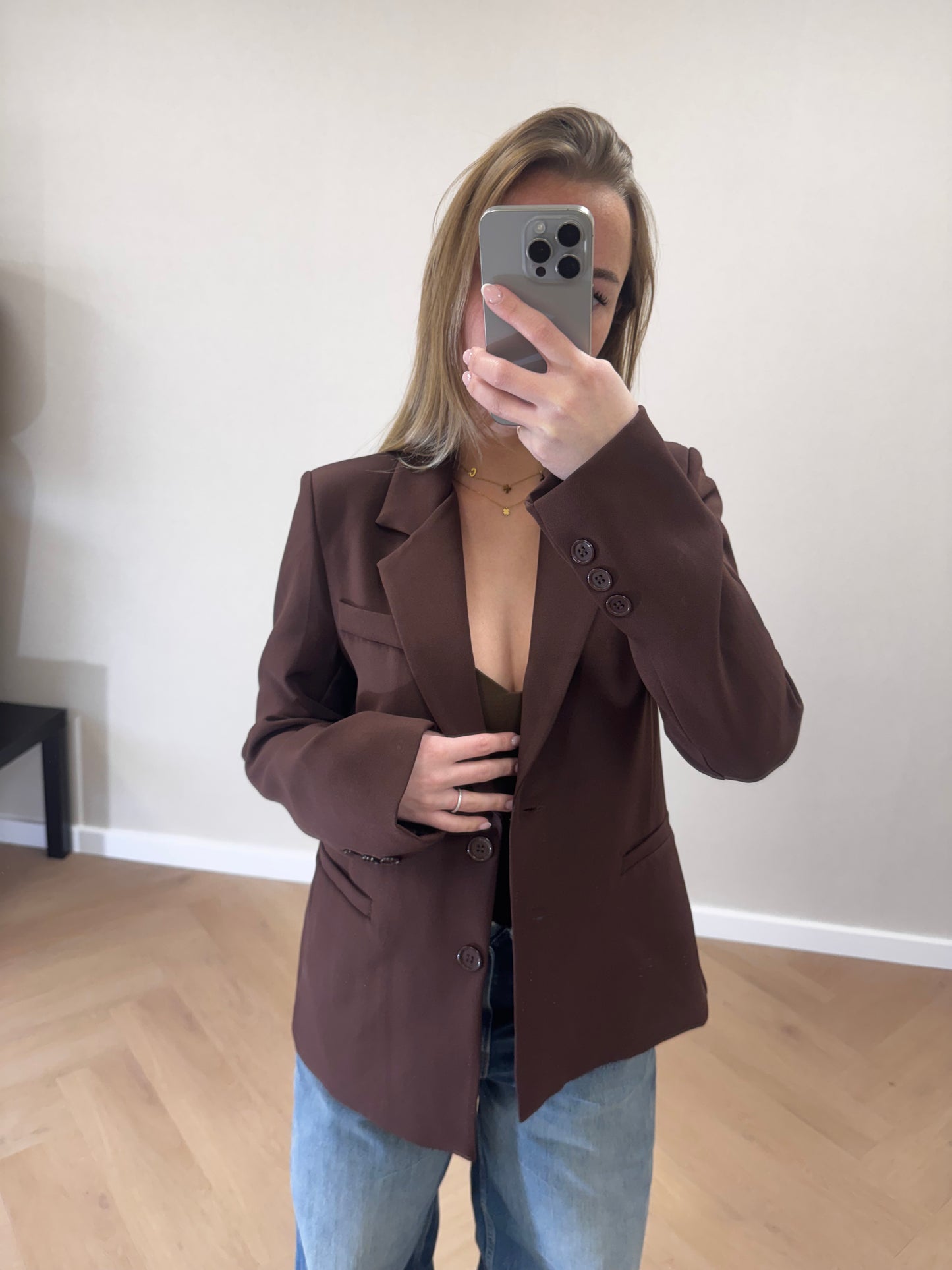 Lara blazer bruin