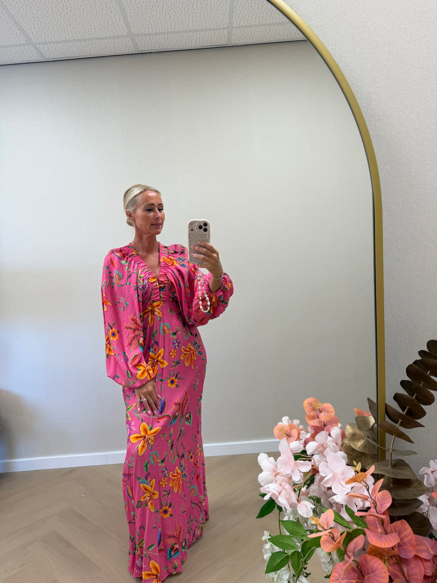 Bloom maxi dress - pink