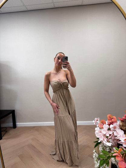 Ivy dress beige