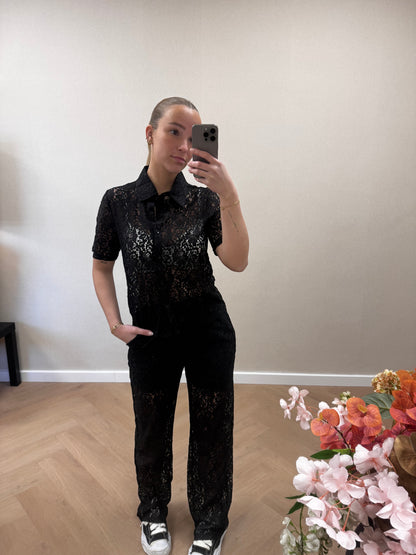 Lace set black