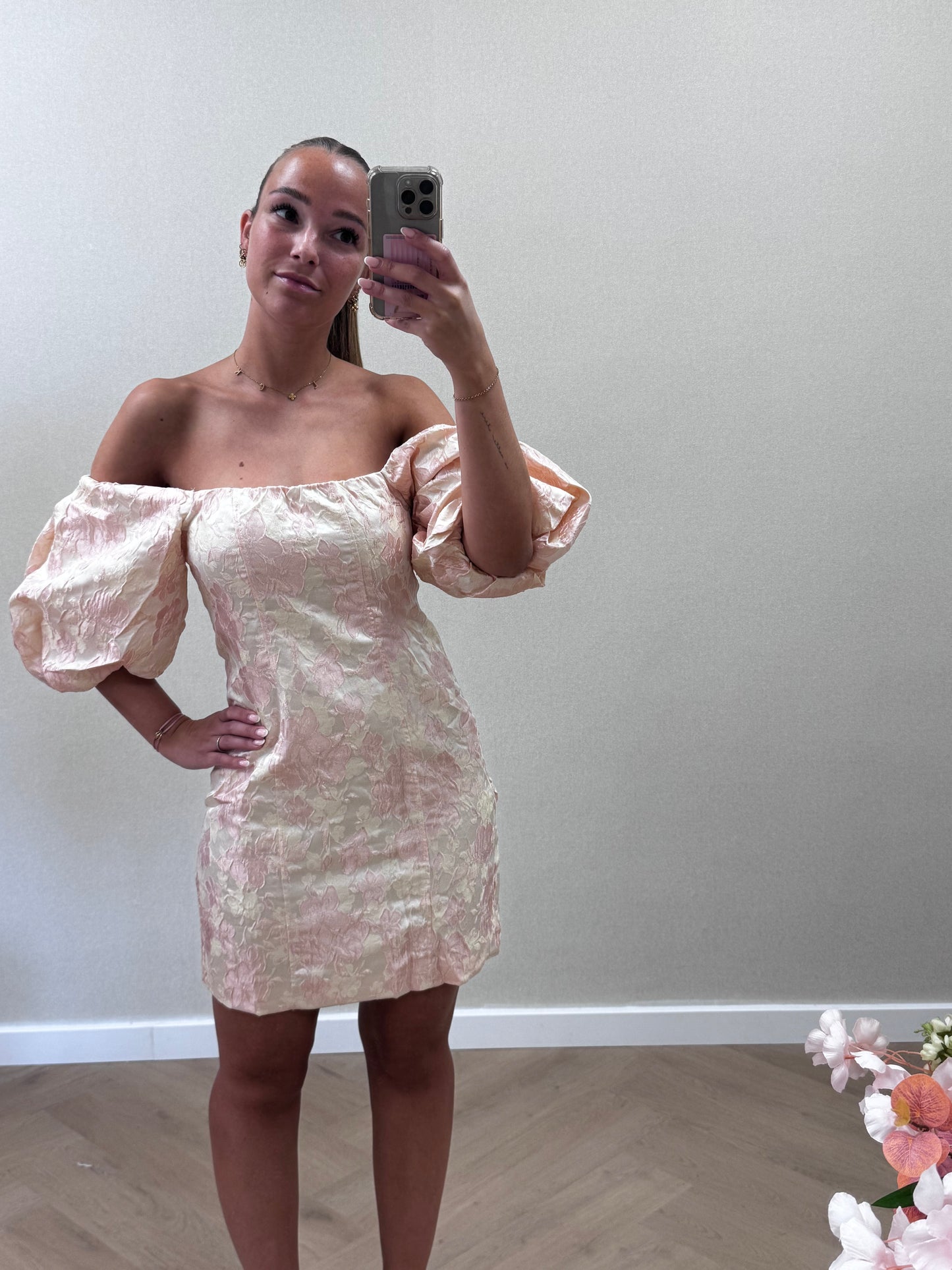 Blush bloom dress