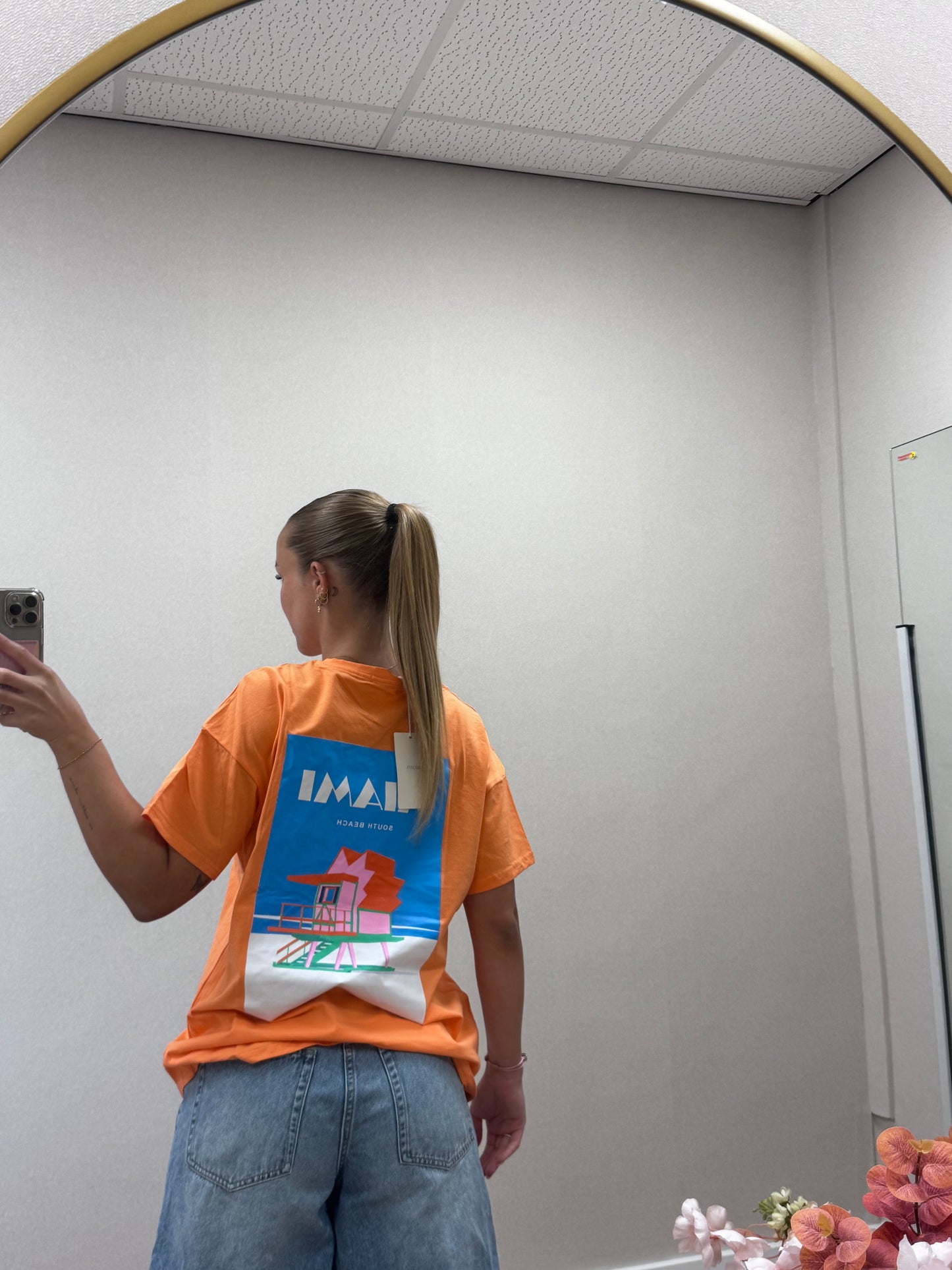 Miami sunset tee