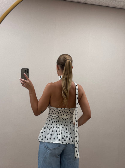 Polkadot top
