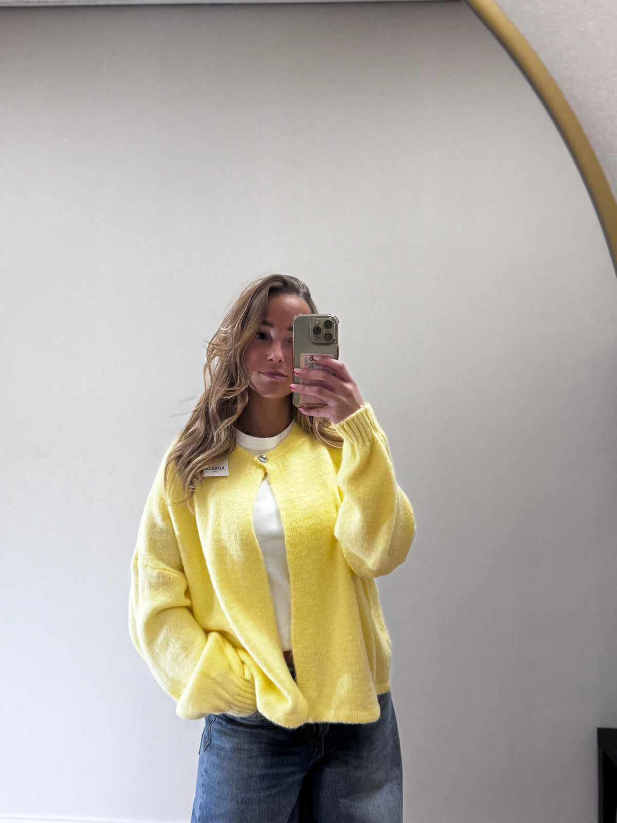 Elin cardigan - yellow