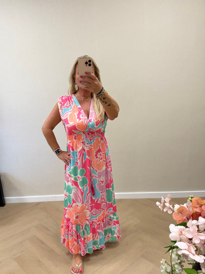 Bohemian dress pink