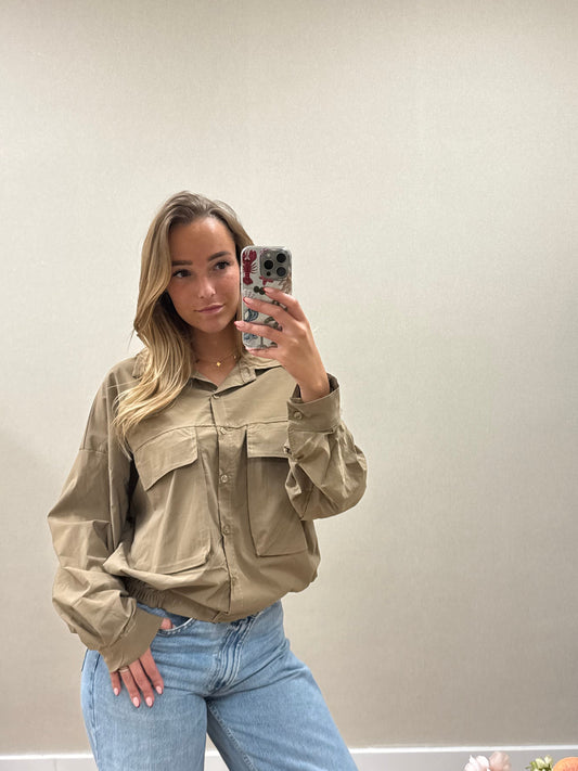 Mila utility blouse