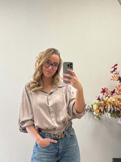 Soft touch Blouse - Taupe